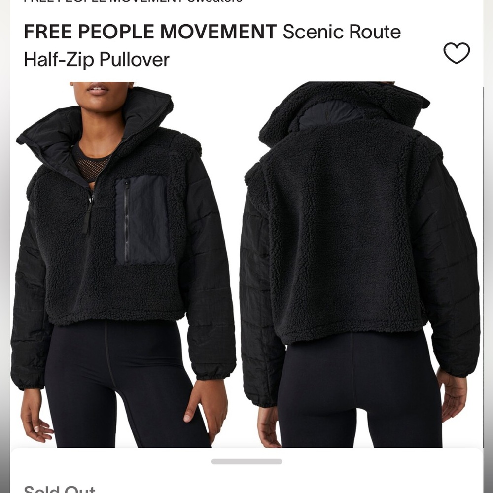 Free People Scenic Route Solid 1/2 Zip Pullover